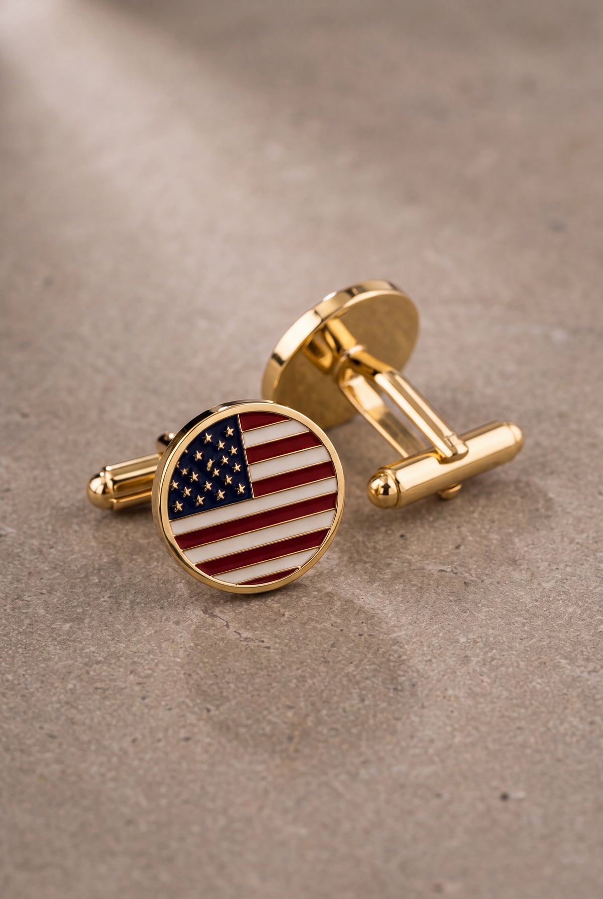 American Flag Enamel Cufflinks – product detail