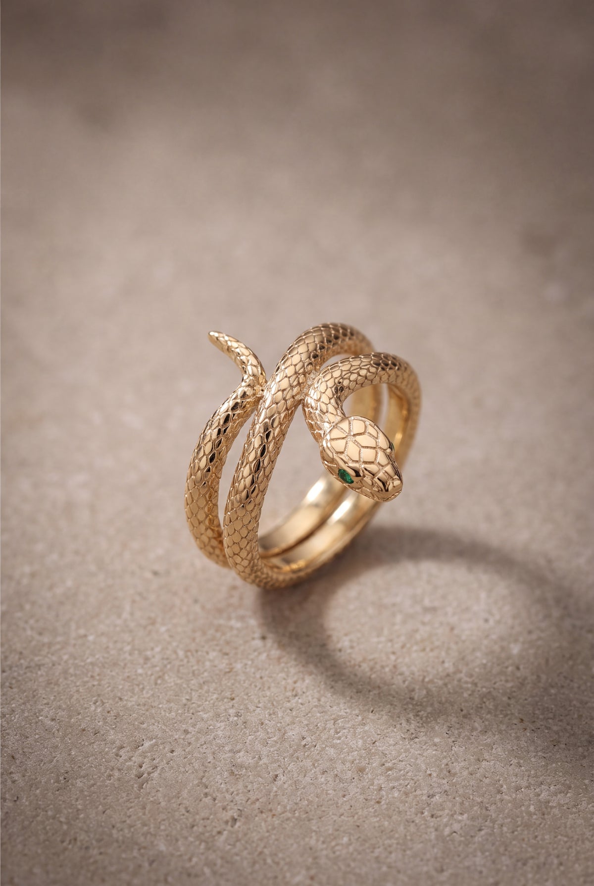Coiled Snake Ring – product detail