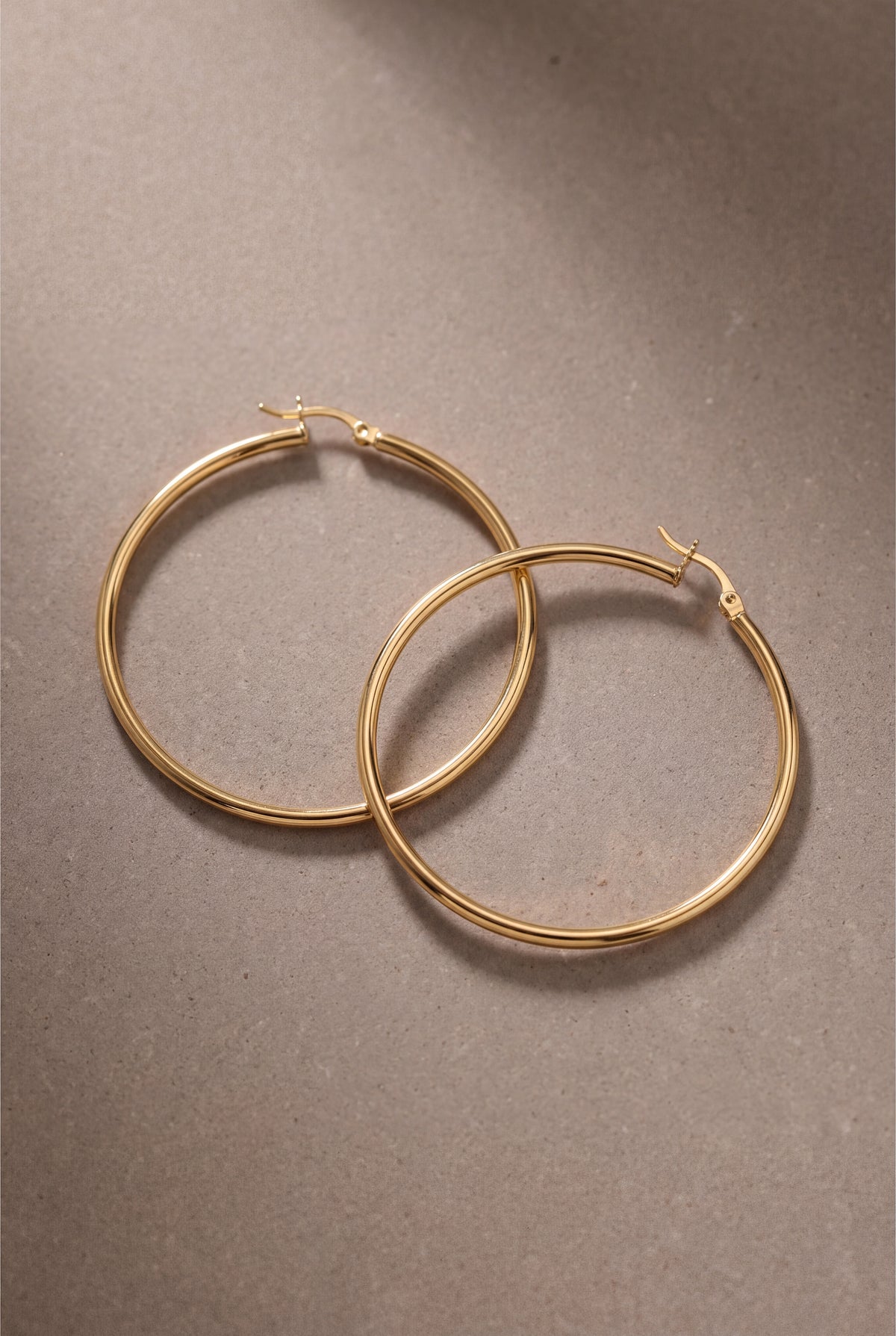 Large Thin Hoop Earrings – product detail
