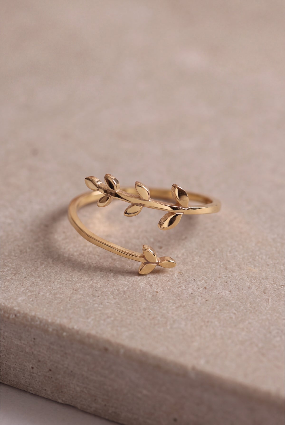 Leaf Branch Wrap Ring – product detail