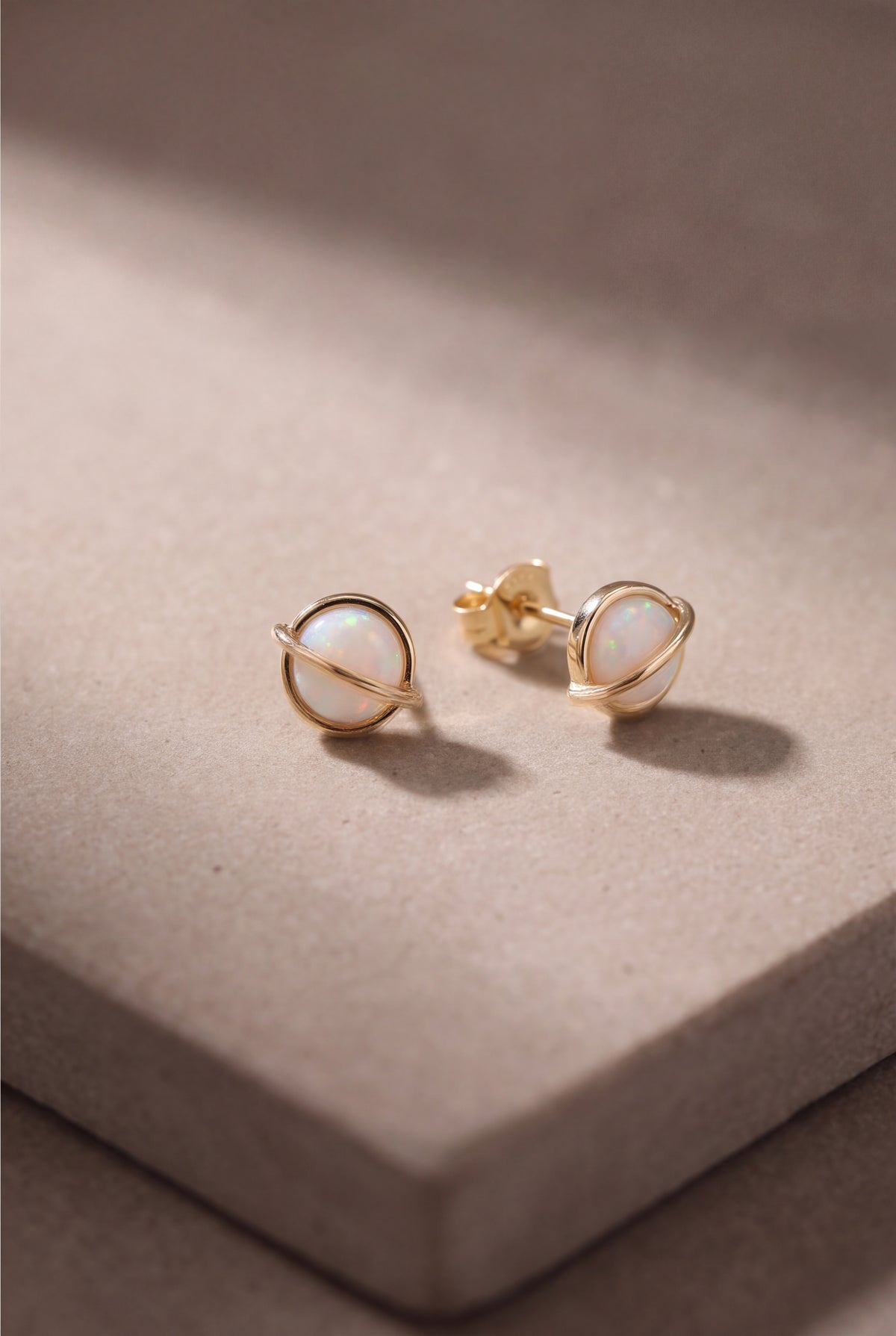 Opal Saturn Stud Earrings – product detail