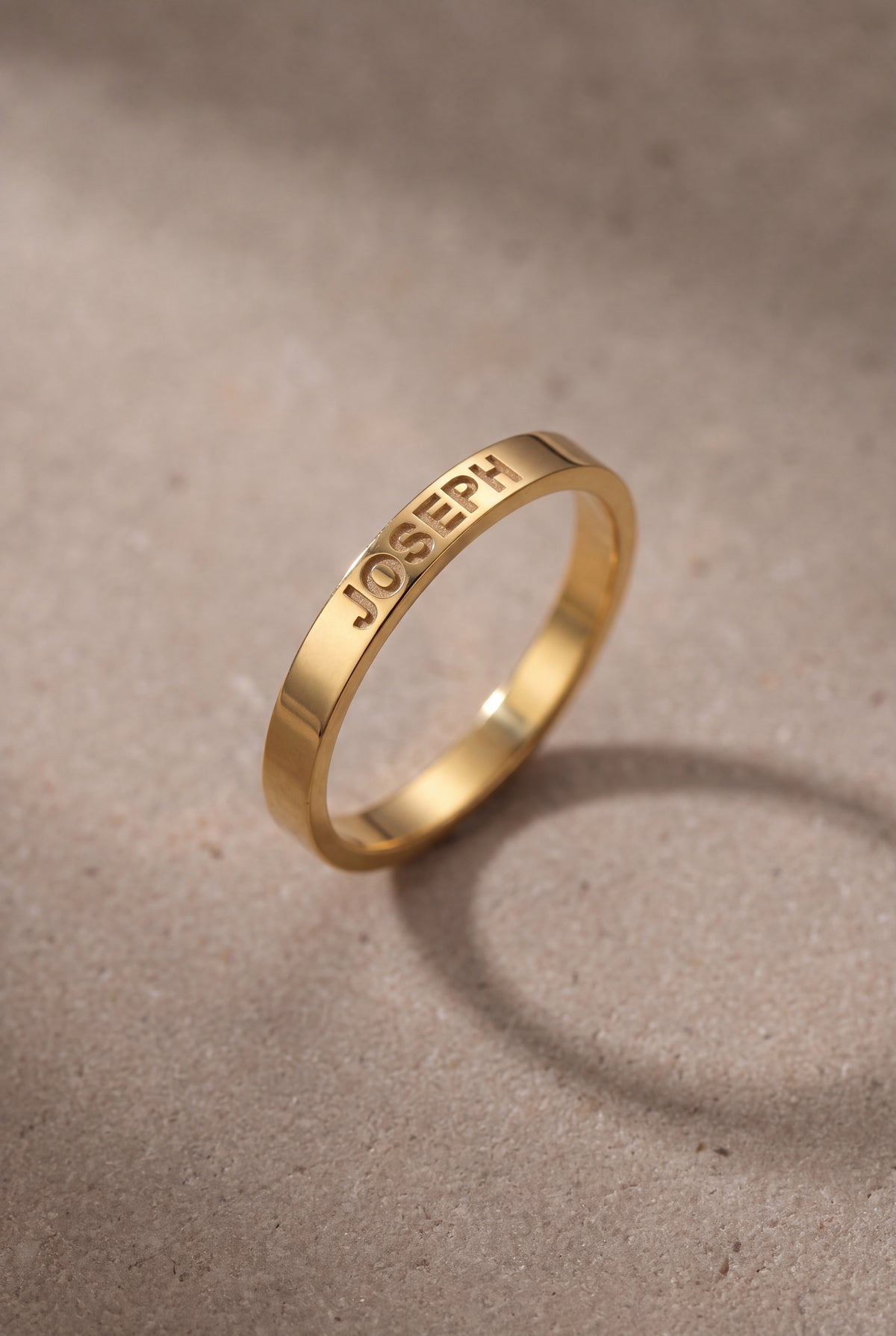 Personalized Engraved Name Band Ring – product detail