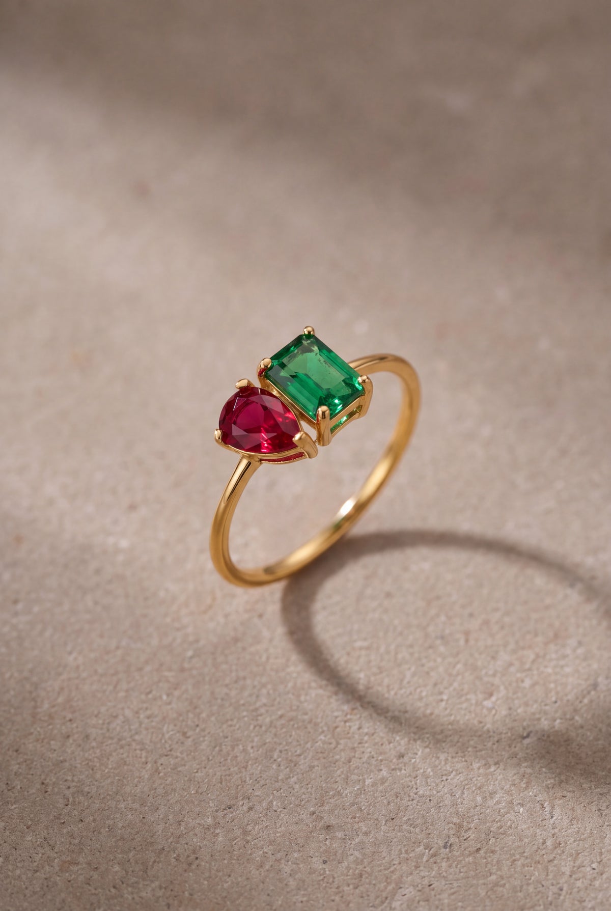 Personalized Toi et Moi Birthstone Ring – product detail