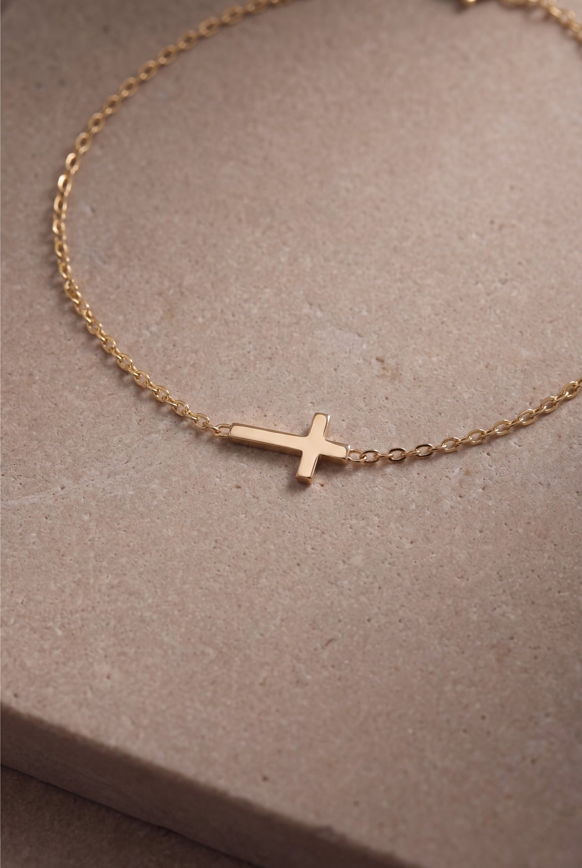 Sideways Cross Bracelet – product detail