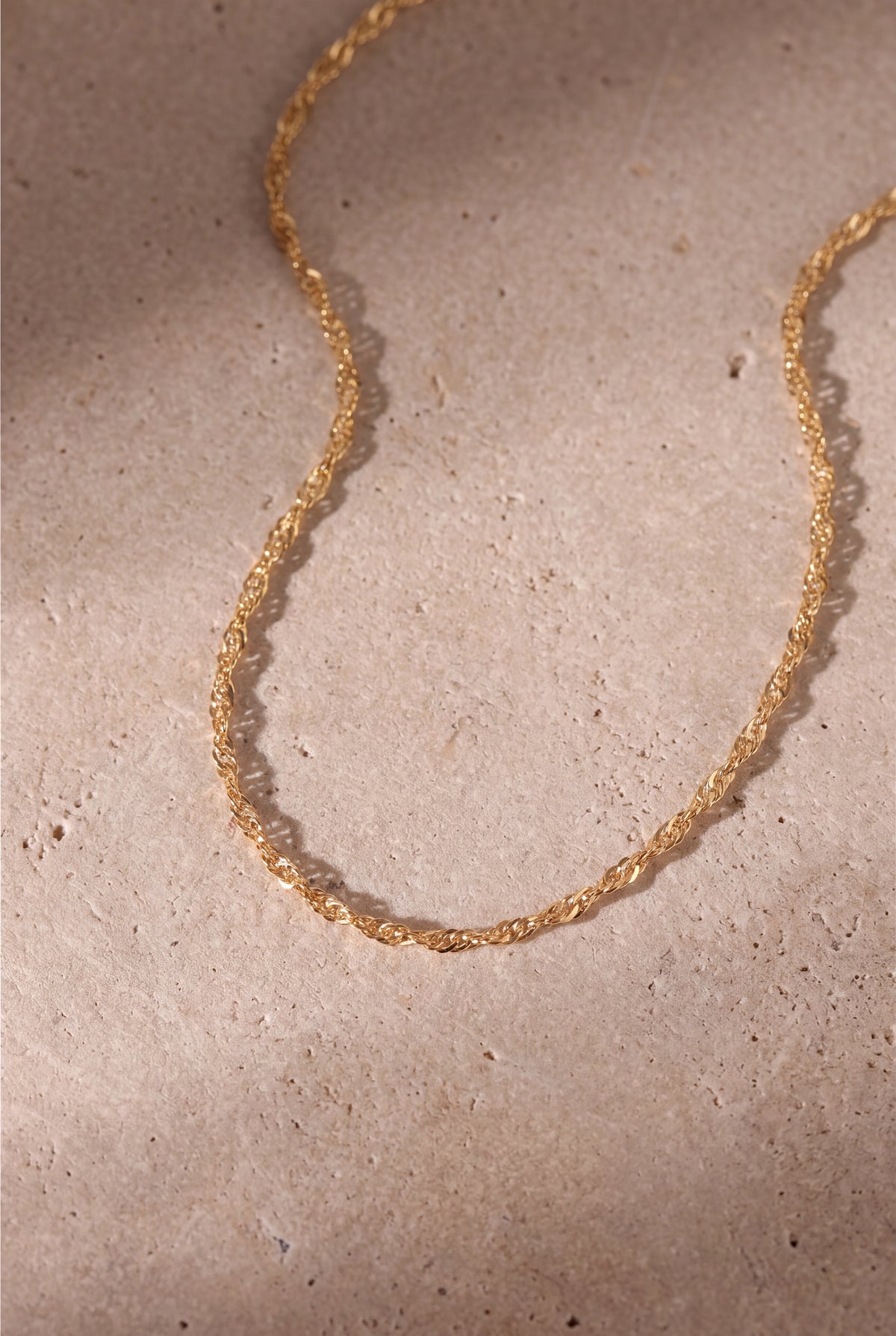 Twisted Singapore Chain Necklace – product detail