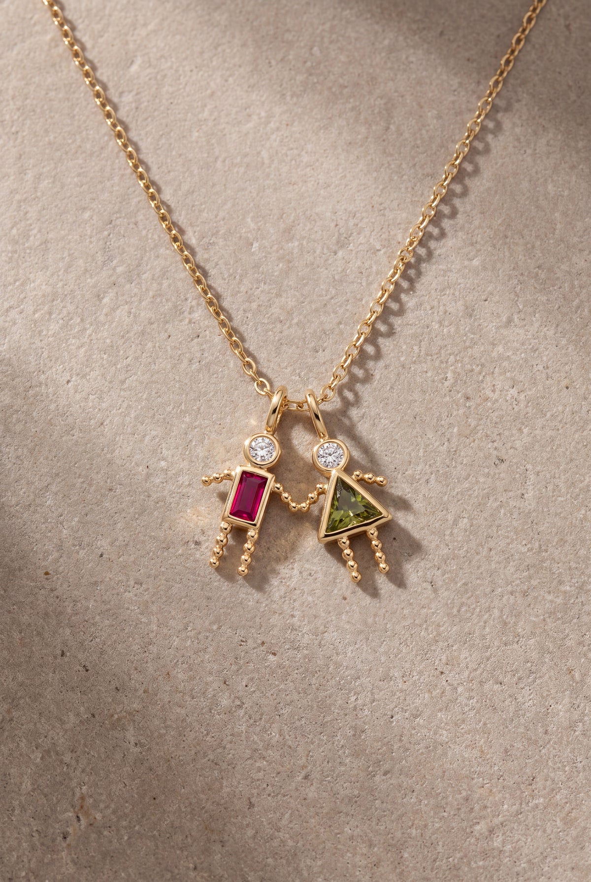 Birthstone Kids Charm Necklace – product detail