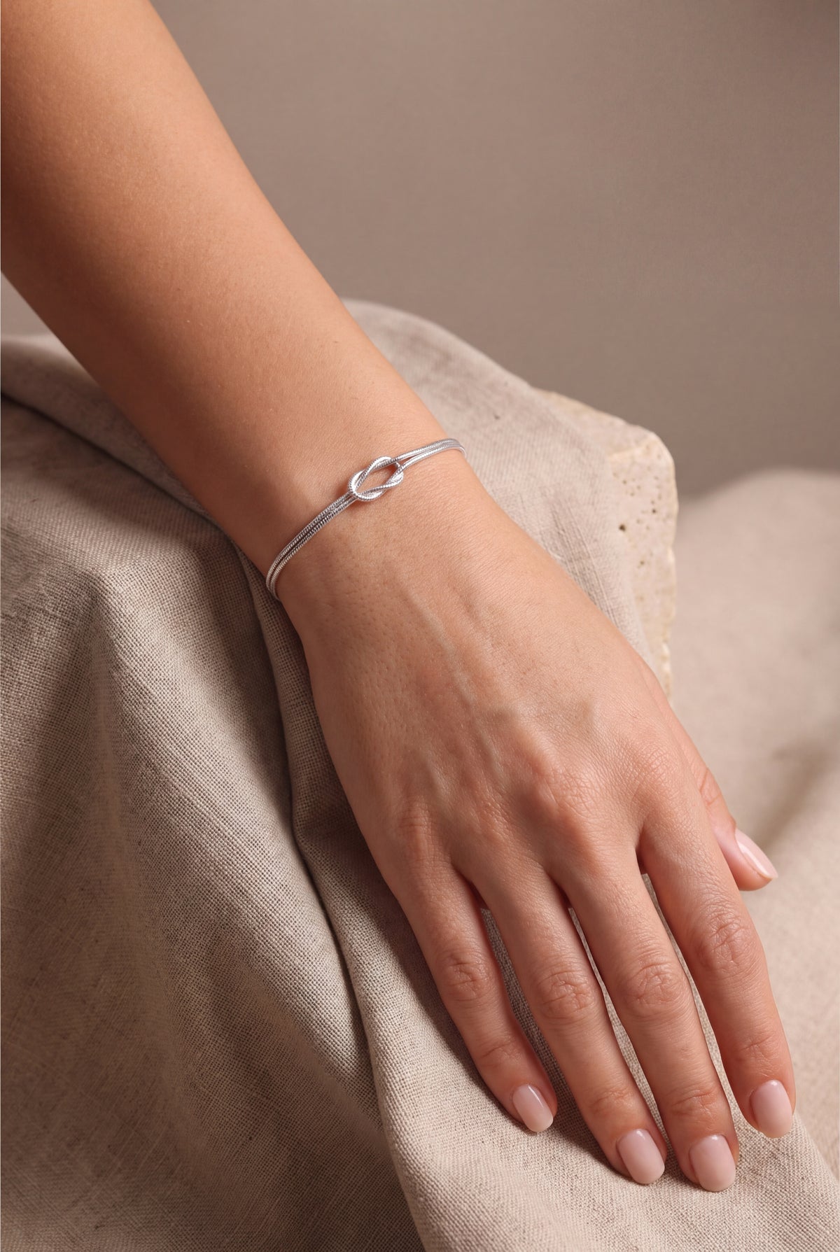 Knot Bracelet – on model, second view