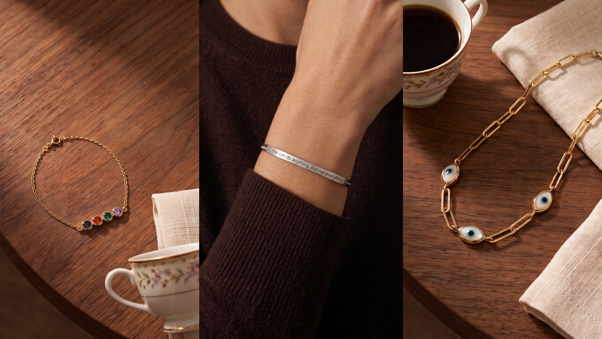 Bracelets – three of our pieces styled and worn