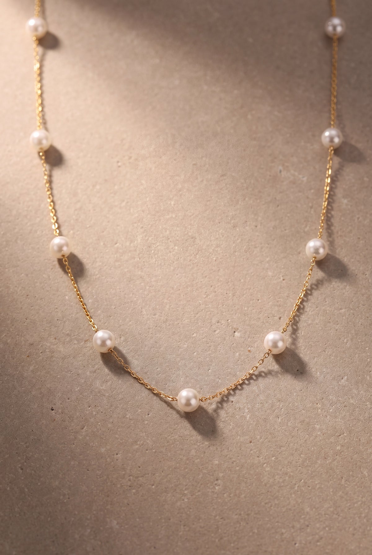 Pearl Station Necklace – product detail