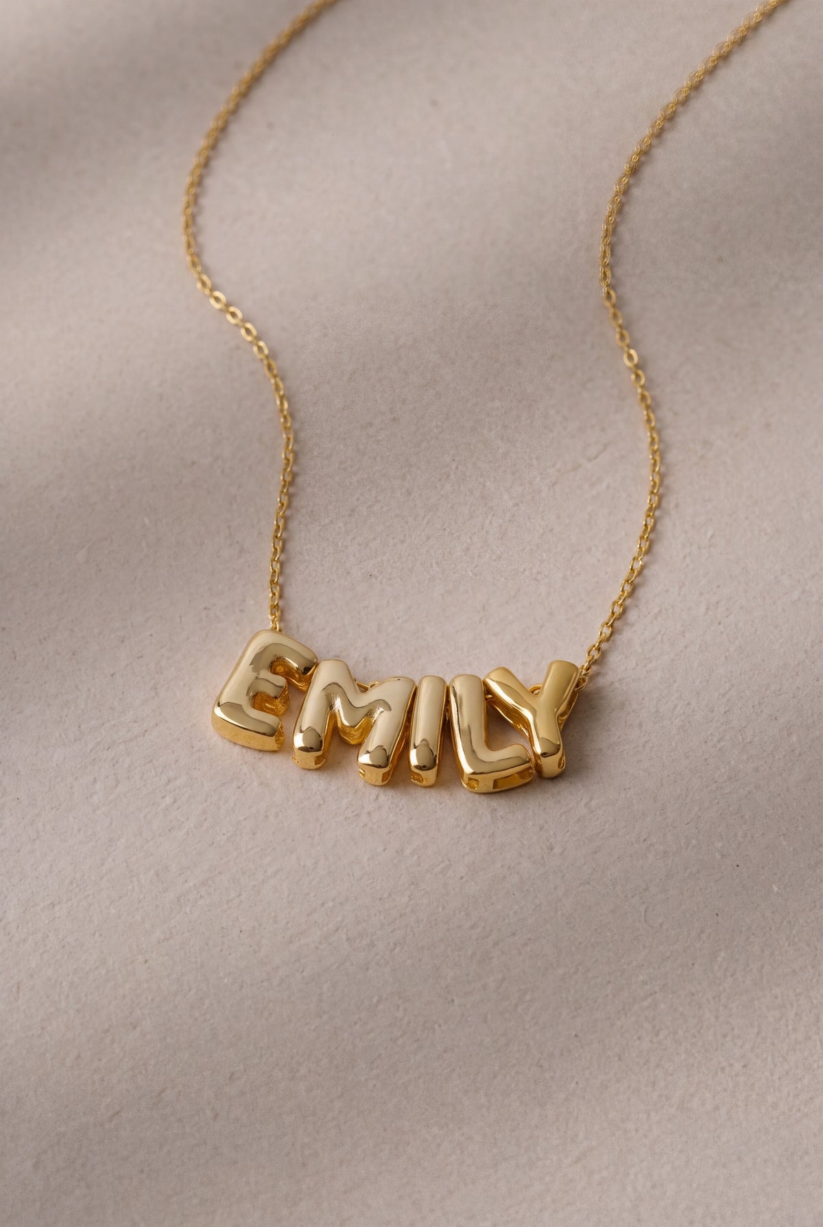 Personalized Balloon Letter Name Necklace – product detail